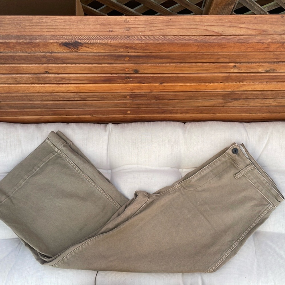 Madewell wide leg cropped pants